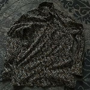 Men's camouflage dress shirt